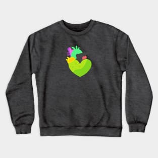 leafy heart and arteries Crewneck Sweatshirt